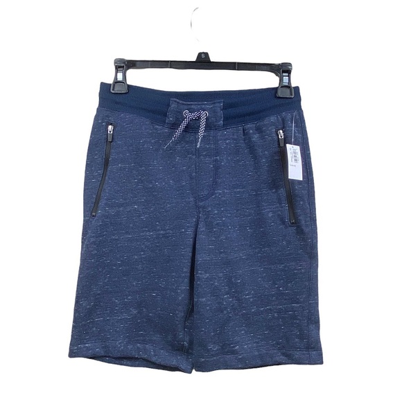 NWT Old Navy Elevated Fleece Jogger Short Navy Stretch Performance Sweat Shorts - Picture 15 of 16